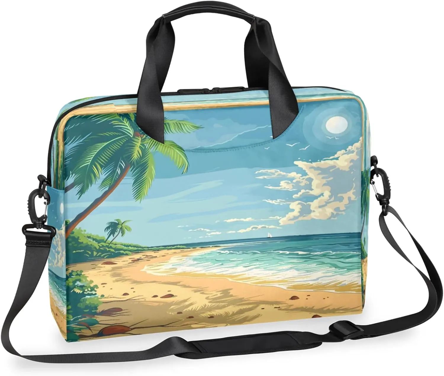 Laptop Shoulder Bag Compatible with Handle, Messenger Shoulder Case for Tablet, Laptop Carrying Case