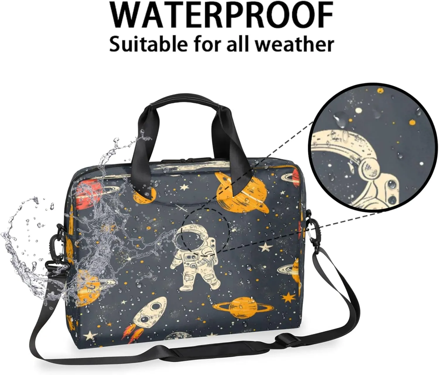 Laptop Shoulder Bag Compatible with Handle, Messenger Shoulder Case for Tablet, Laptop Carrying Case
