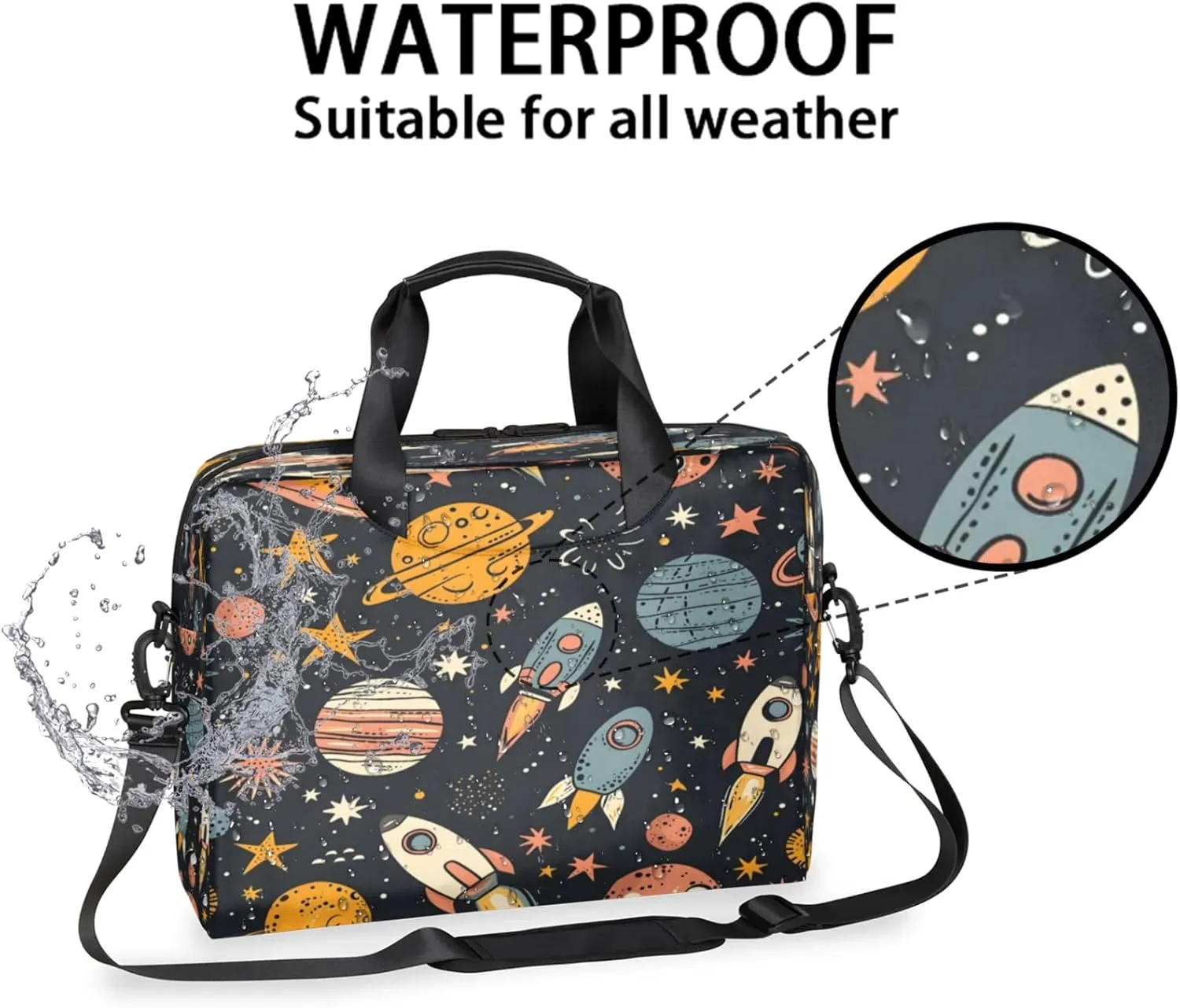Laptop Shoulder Bag Compatible with Handle, Messenger Shoulder Case for Tablet, Laptop Carrying Case