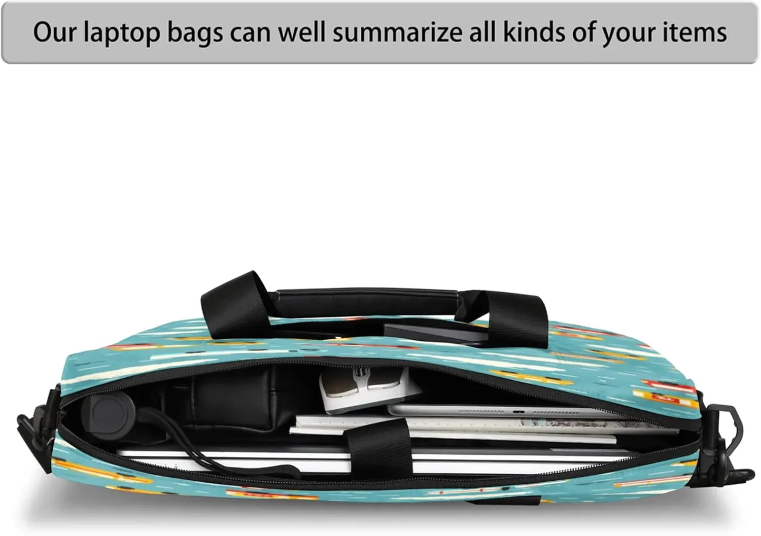 Laptop Shoulder Bag Compatible with Handle, Messenger Shoulder Case for Tablet, Laptop Carrying Case