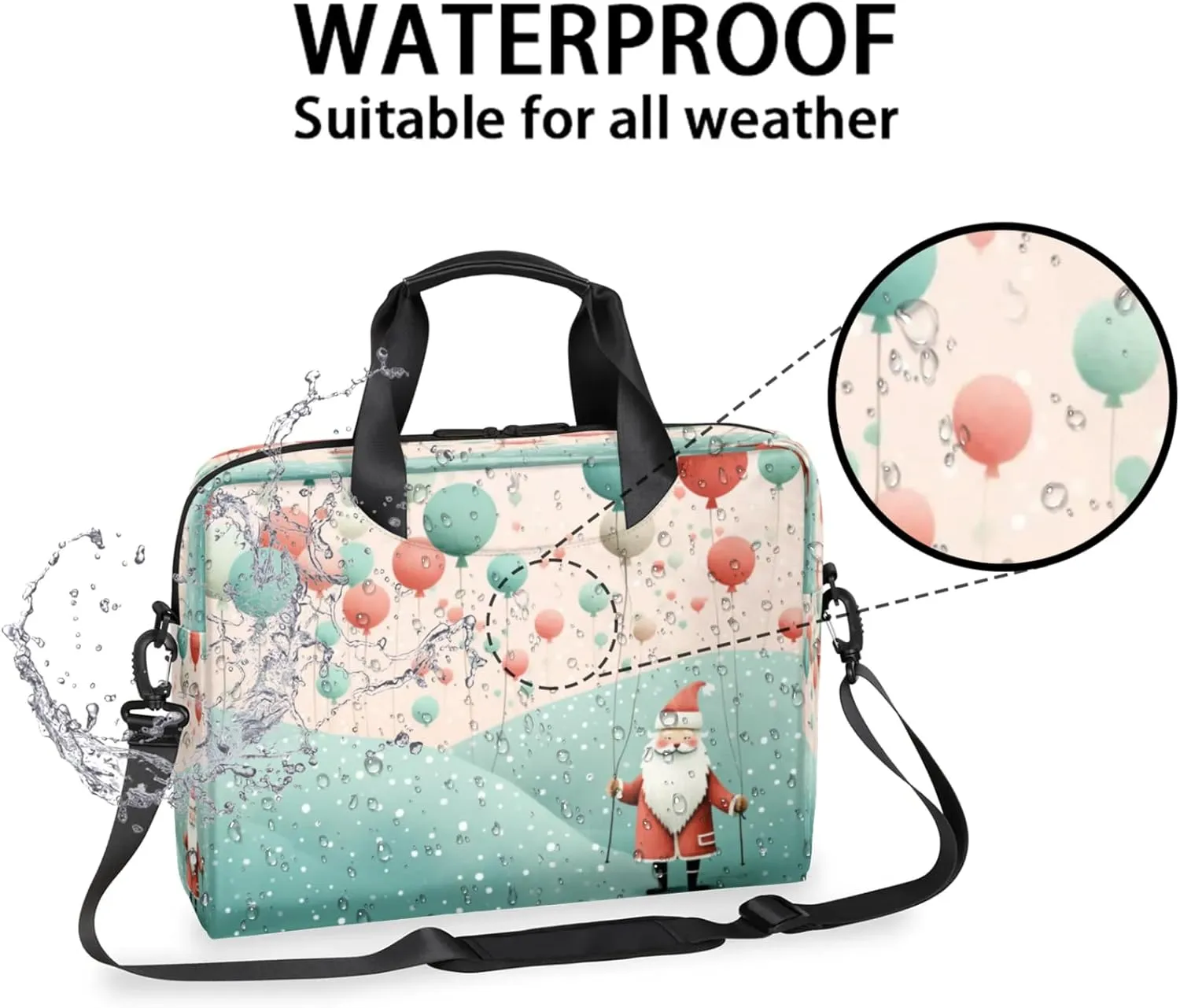 Laptop Shoulder Bag Compatible with Handle, Messenger Shoulder Case for Tablet, Laptop Carrying Case