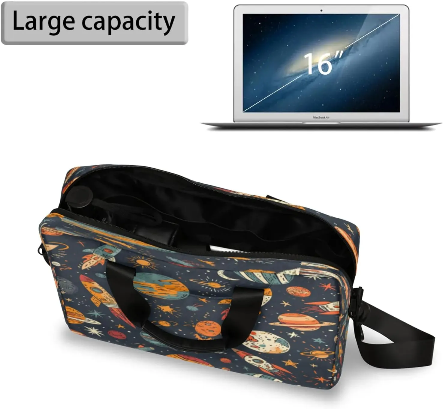 Laptop Shoulder Bag Compatible with Handle, Messenger Shoulder Case for Tablet, Laptop Carrying Case