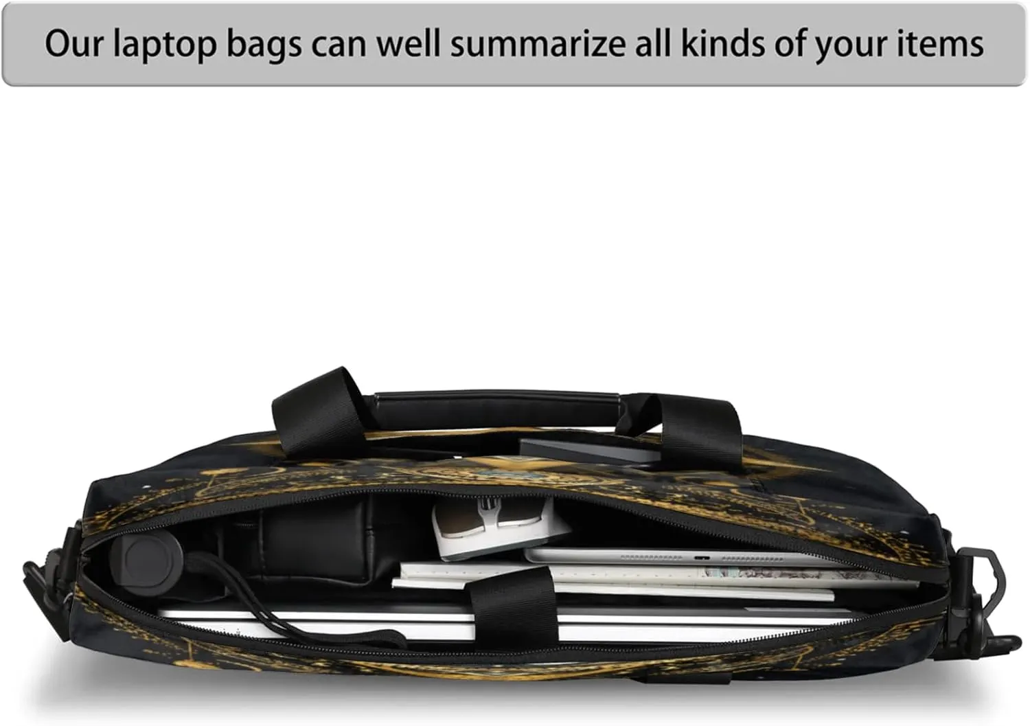 Laptop Shoulder Bag Compatible with Handle, Messenger Shoulder Case for Tablet, Laptop Carrying Case