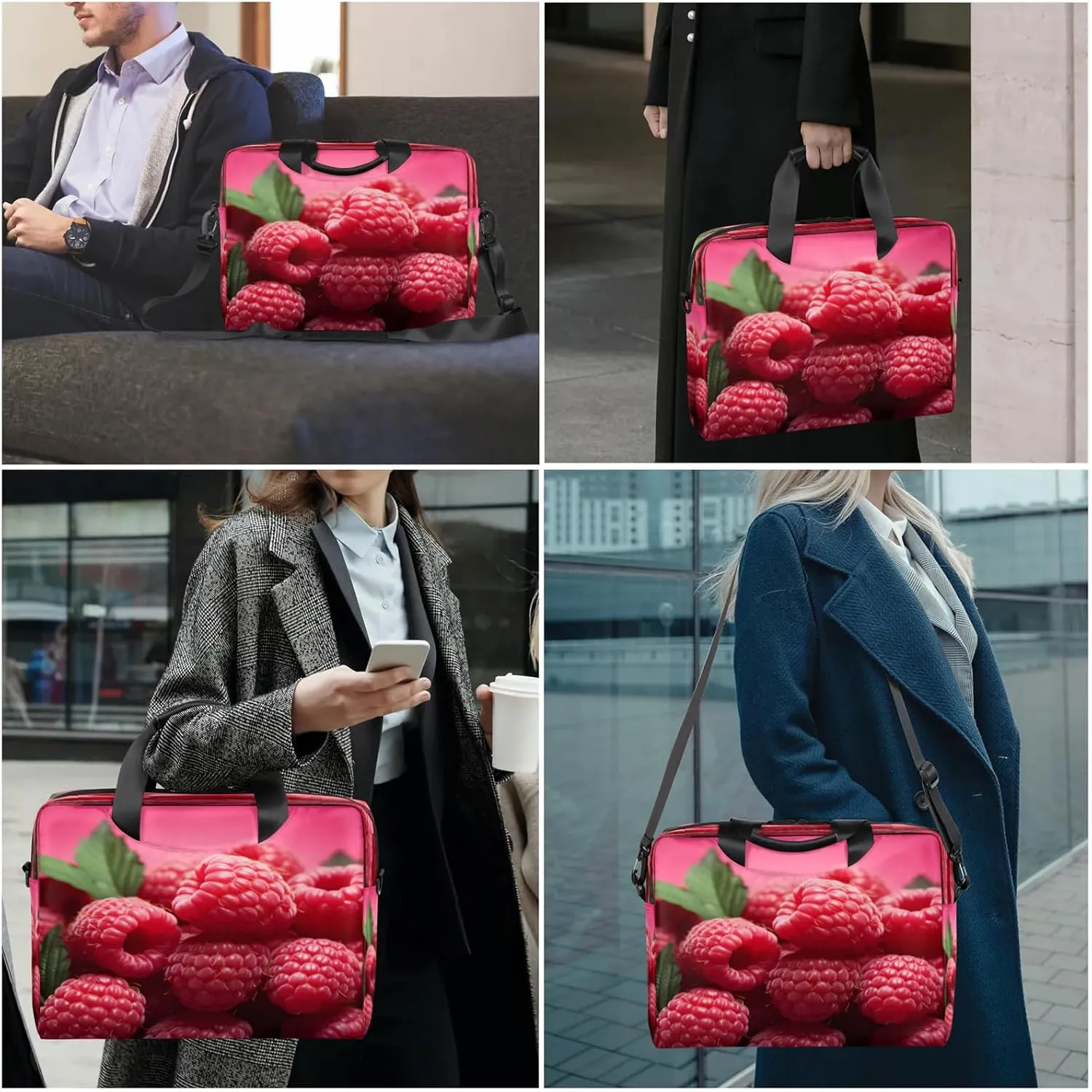 Laptop Shoulder Bag Compatible with Handle, Messenger Shoulder Case for Tablet, Laptop Carrying Case