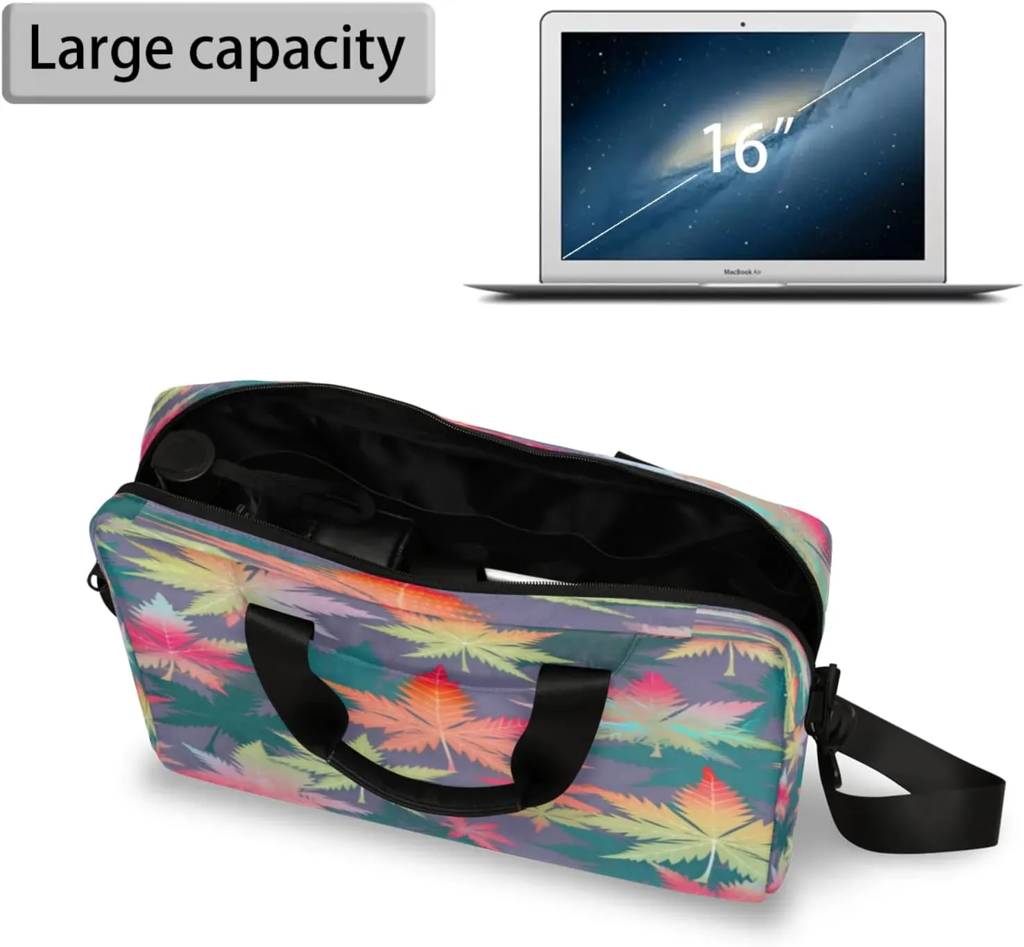 Laptop Shoulder Bag Compatible with Handle, Messenger Shoulder Case for Tablet, Laptop Carrying Case