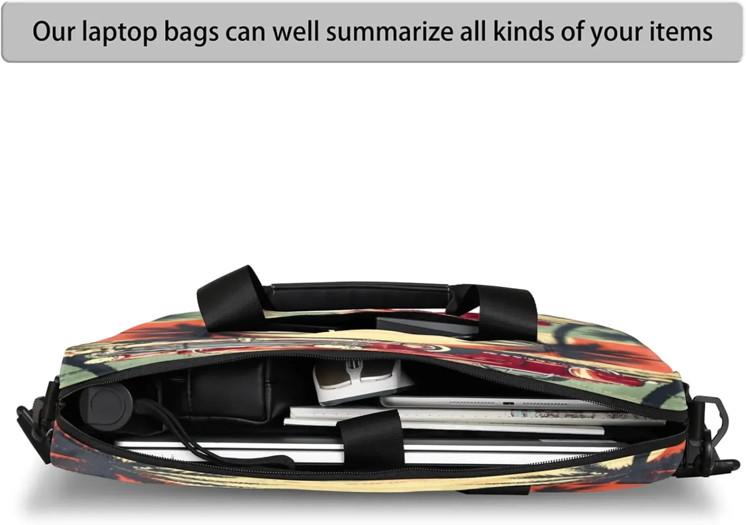Laptop Shoulder Bag Compatible with Handle, Messenger Shoulder Case for Tablet, Laptop Carrying Case