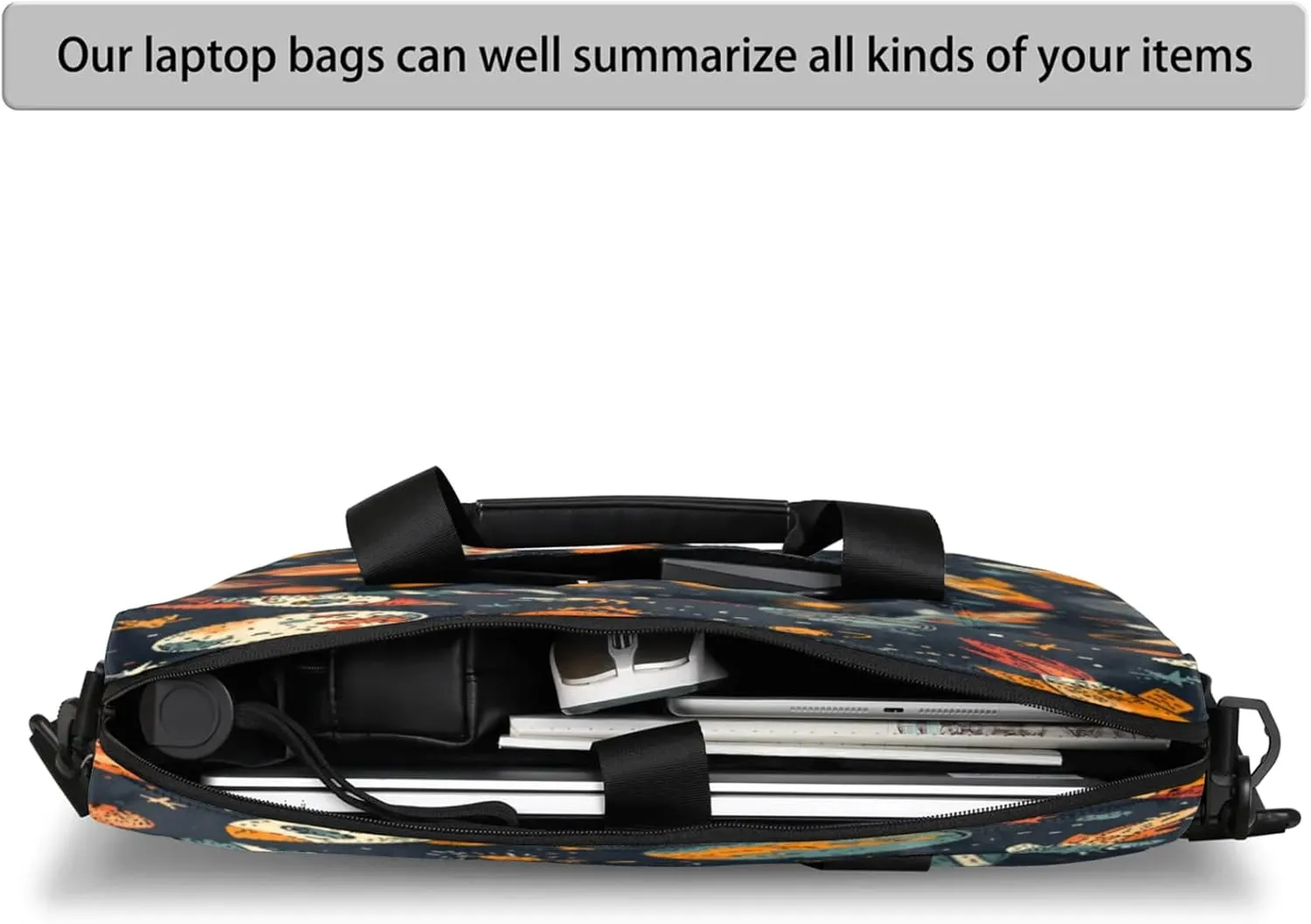 Laptop Shoulder Bag Compatible with Handle, Messenger Shoulder Case for Tablet, Laptop Carrying Case