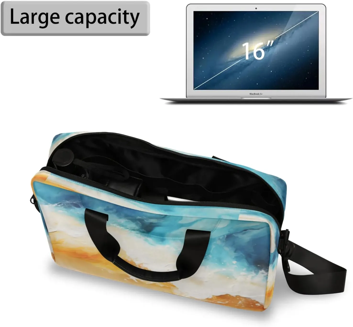 Laptop Shoulder Bag Compatible with Handle, Messenger Shoulder Case for Tablet, Laptop Carrying Case