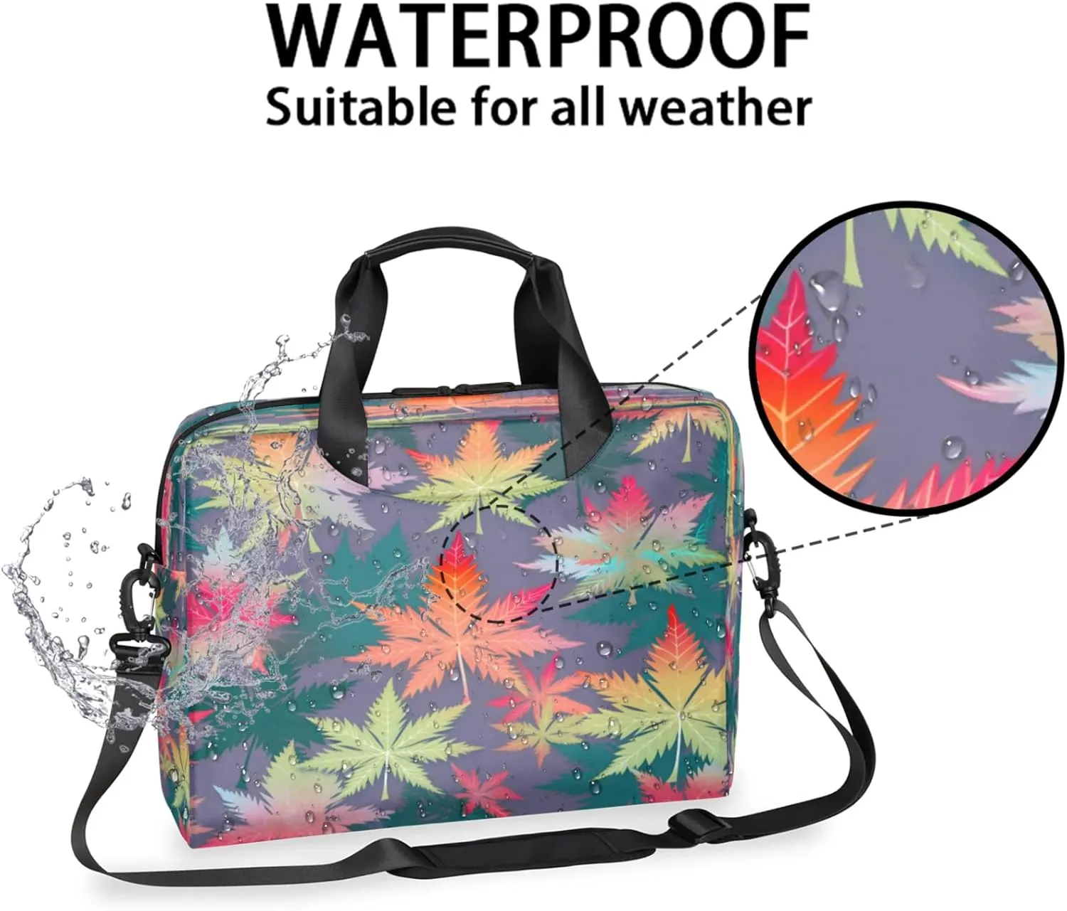 Laptop Shoulder Bag Compatible with Handle, Messenger Shoulder Case for Tablet, Laptop Carrying Case