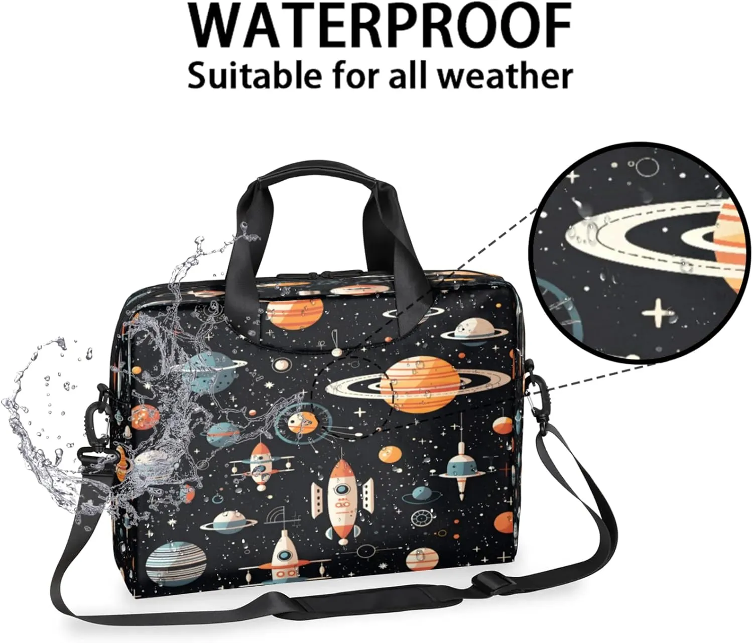 Laptop Shoulder Bag Compatible with Handle, Messenger Shoulder Case for Tablet, Laptop Carrying Case