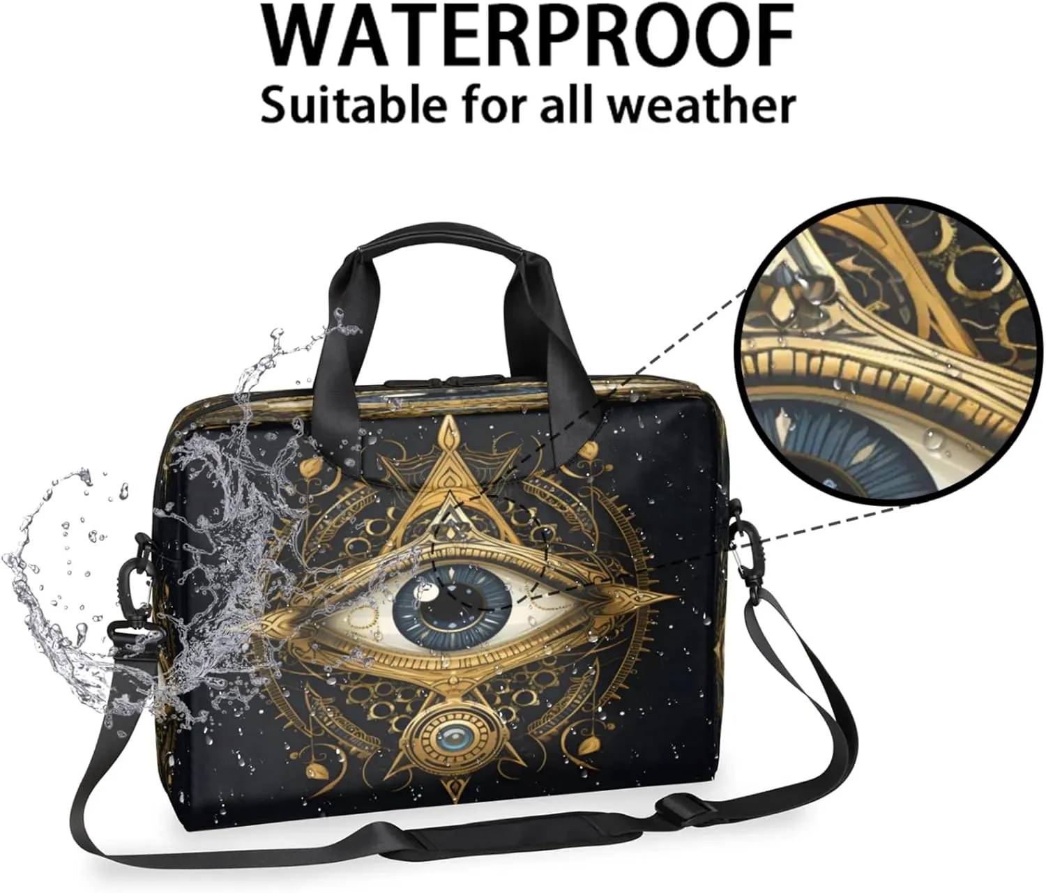 Laptop Shoulder Bag Compatible with Handle, Messenger Shoulder Case for Tablet, Laptop Carrying Case