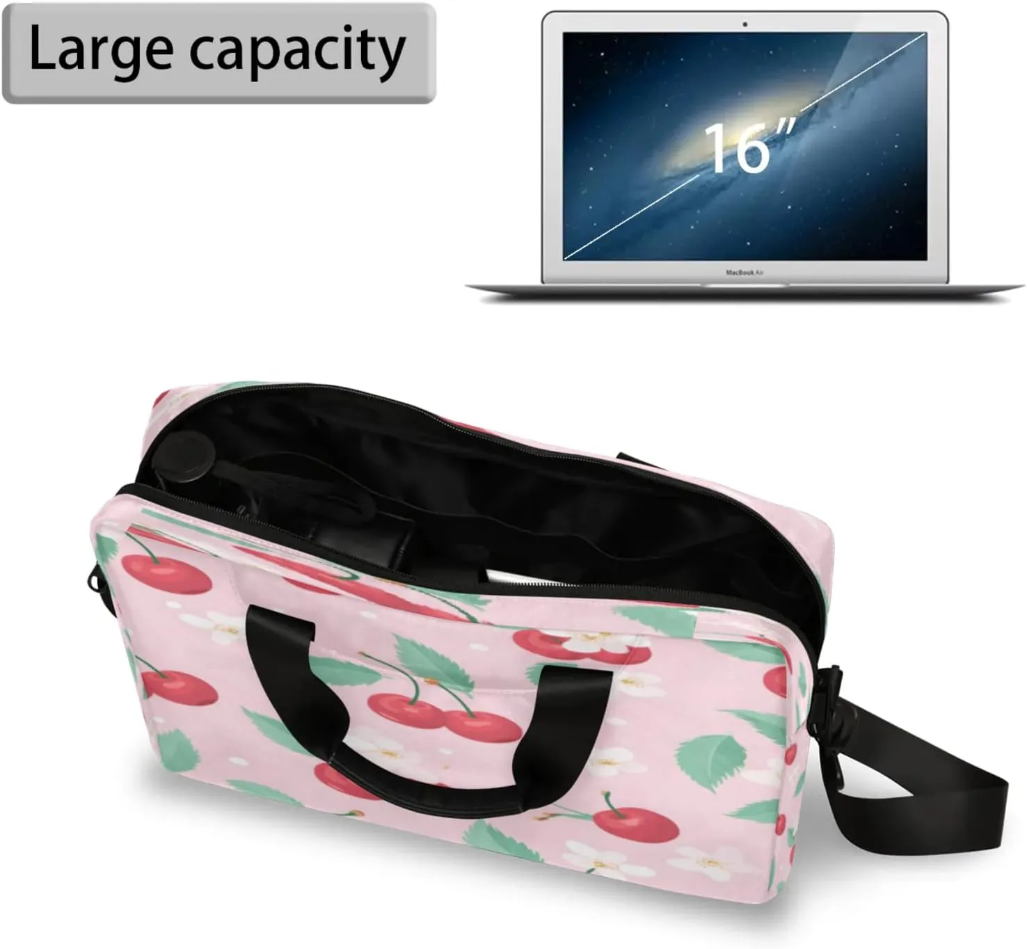 Laptop Shoulder Bag Compatible with Handle, Messenger Shoulder Case for Tablet, Laptop Carrying Case