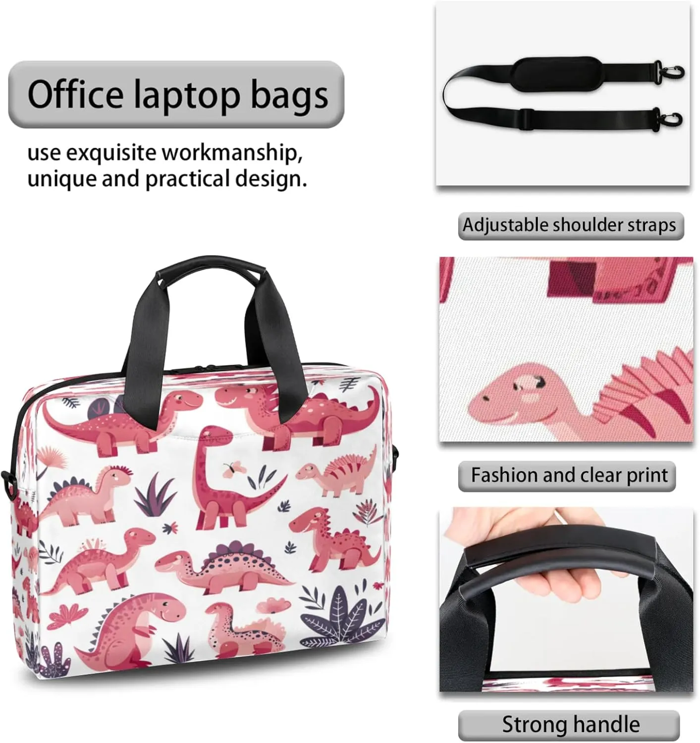 Laptop Shoulder Bag Compatible with Handle, Messenger Shoulder Case for Tablet, Laptop Carrying Case