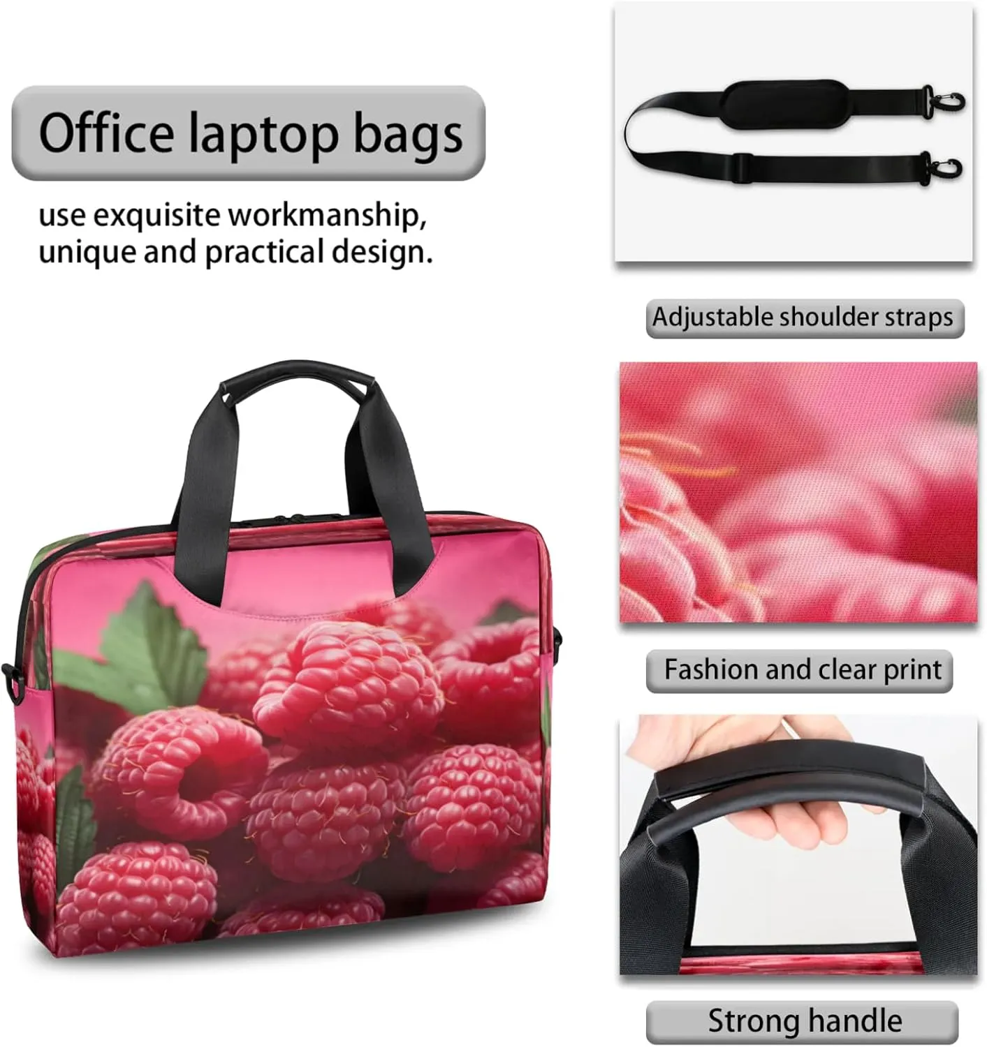 Laptop Shoulder Bag Compatible with Handle, Messenger Shoulder Case for Tablet, Laptop Carrying Case