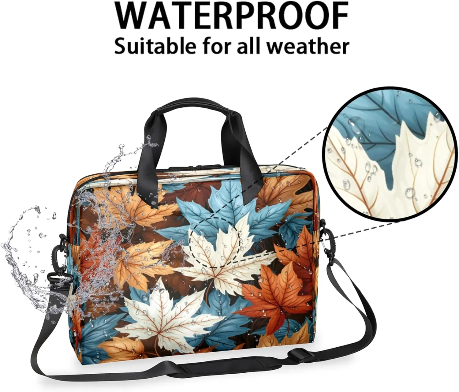 Laptop Shoulder Bag Compatible with Handle, Messenger Shoulder Case for Tablet, Laptop Carrying Case
