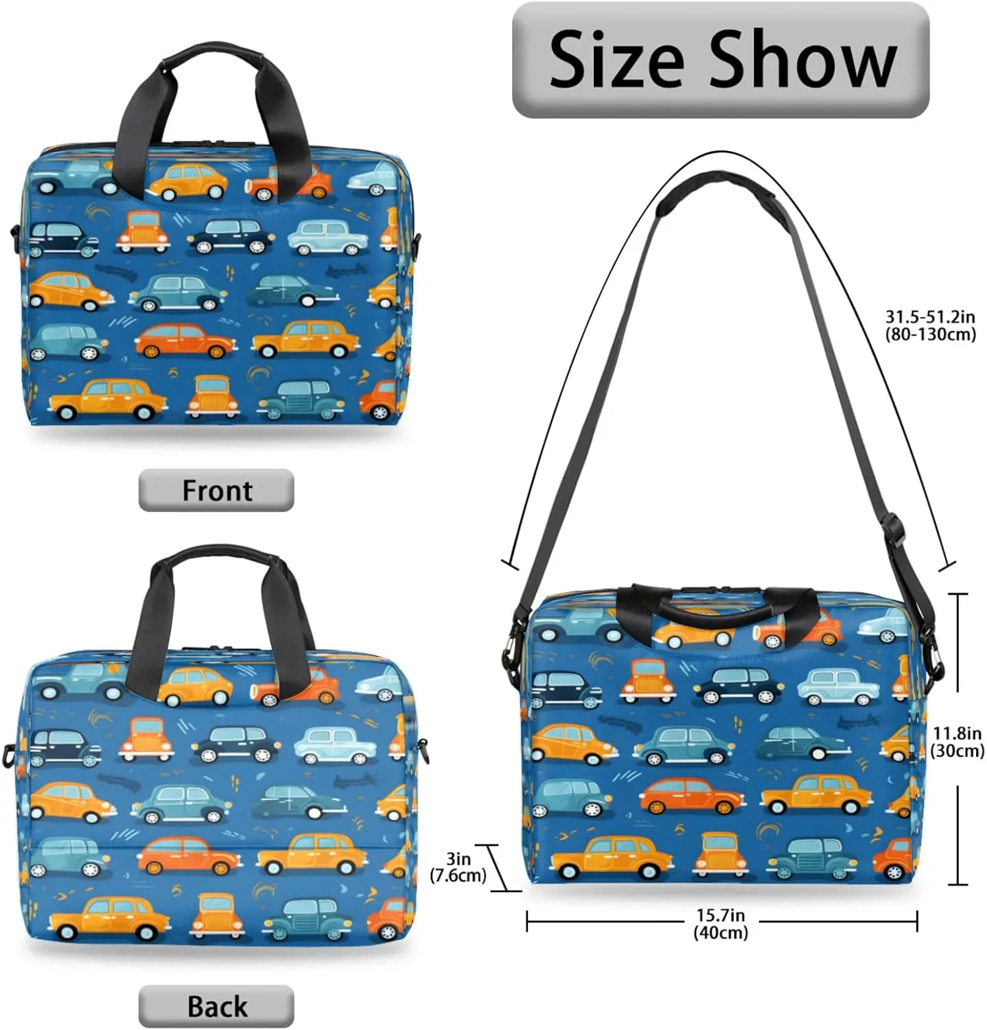 Laptop Shoulder Bag Compatible with Handle, Messenger Shoulder Case for Tablet, Laptop Carrying Case