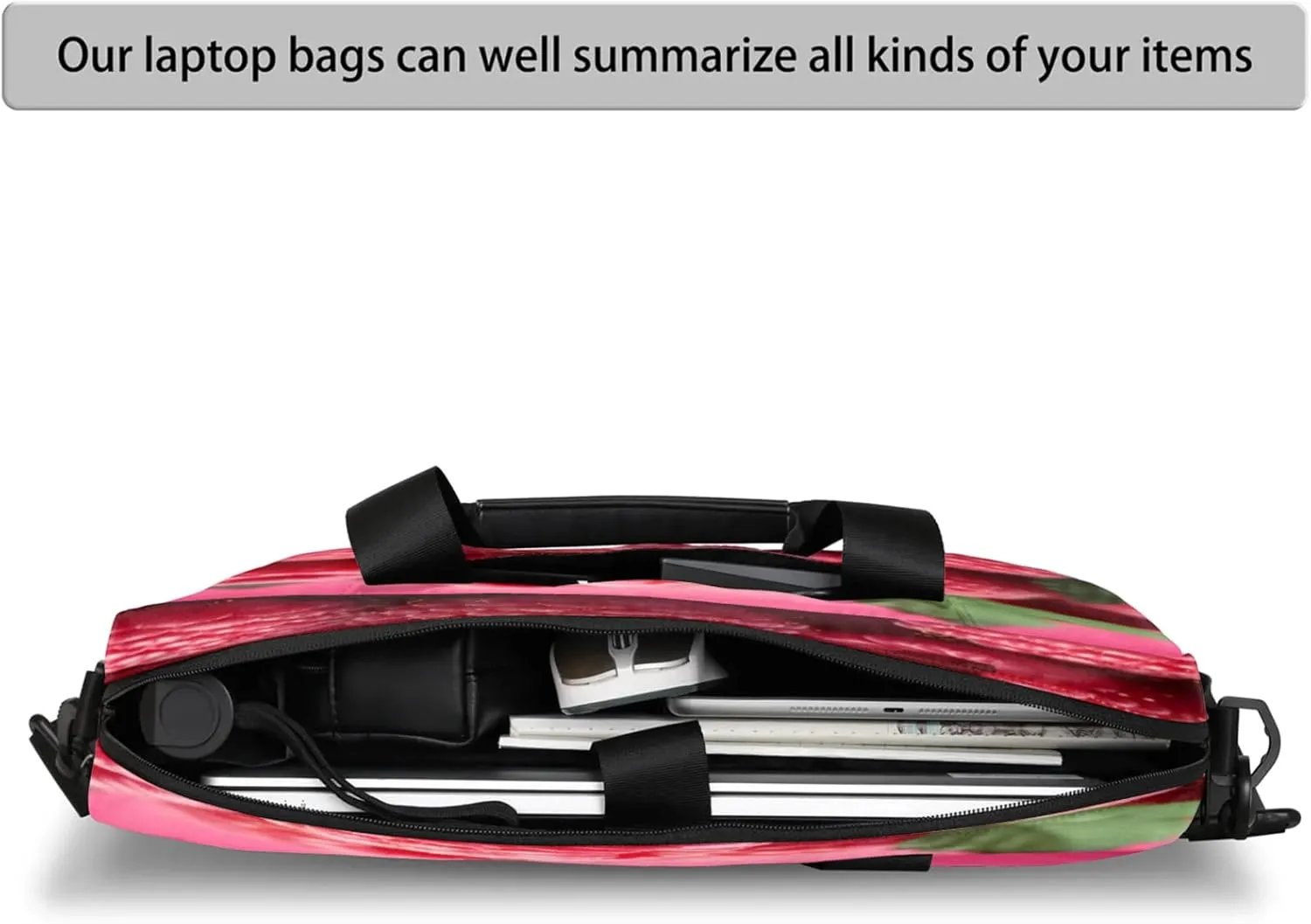 Laptop Shoulder Bag Compatible with Handle, Messenger Shoulder Case for Tablet, Laptop Carrying Case