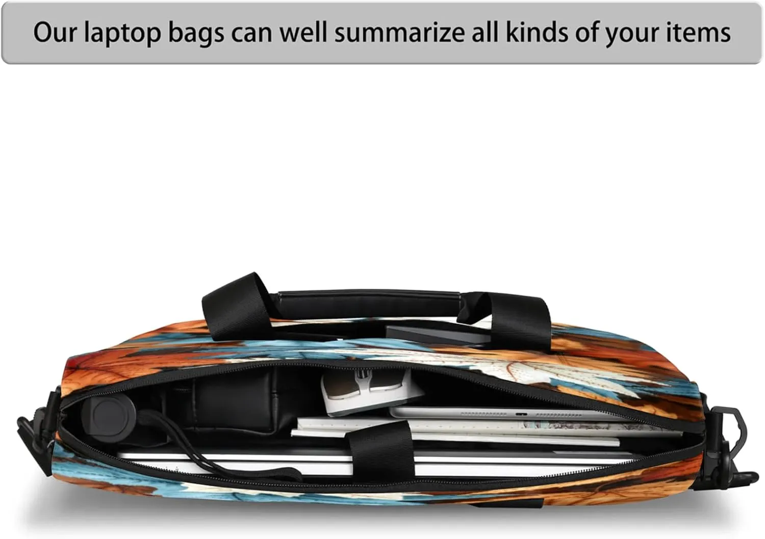 Laptop Shoulder Bag Compatible with Handle, Messenger Shoulder Case for Tablet, Laptop Carrying Case