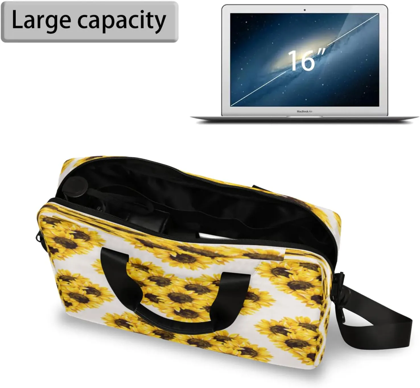 Laptop Shoulder Bag Compatible with Handle, Messenger Shoulder Case for Tablet, Laptop Carrying Case