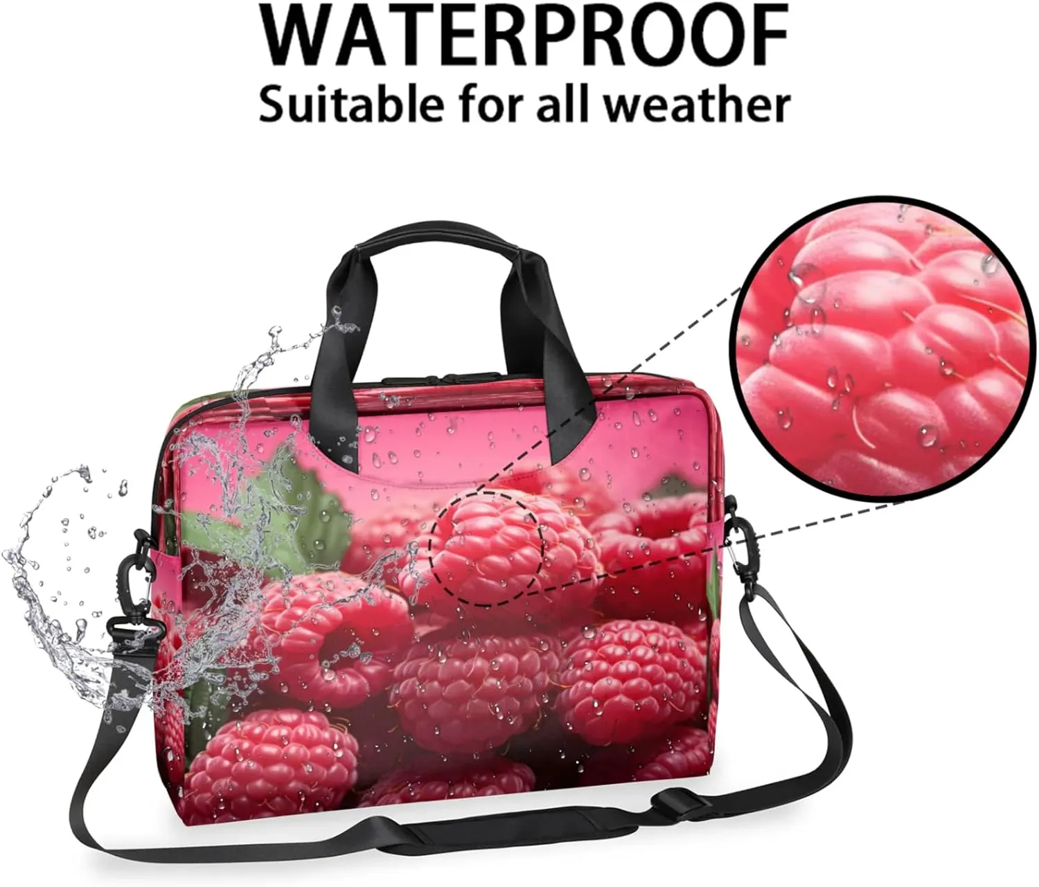 Laptop Shoulder Bag Compatible with Handle, Messenger Shoulder Case for Tablet, Laptop Carrying Case