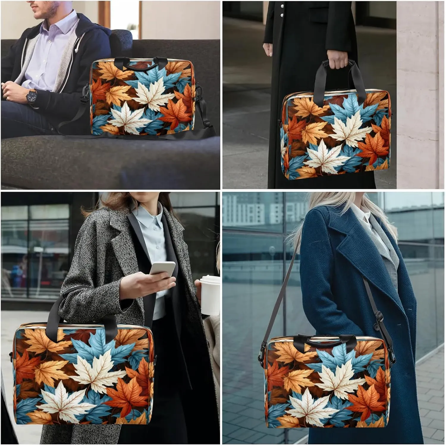 Laptop Shoulder Bag Compatible with Handle, Messenger Shoulder Case for Tablet, Laptop Carrying Case