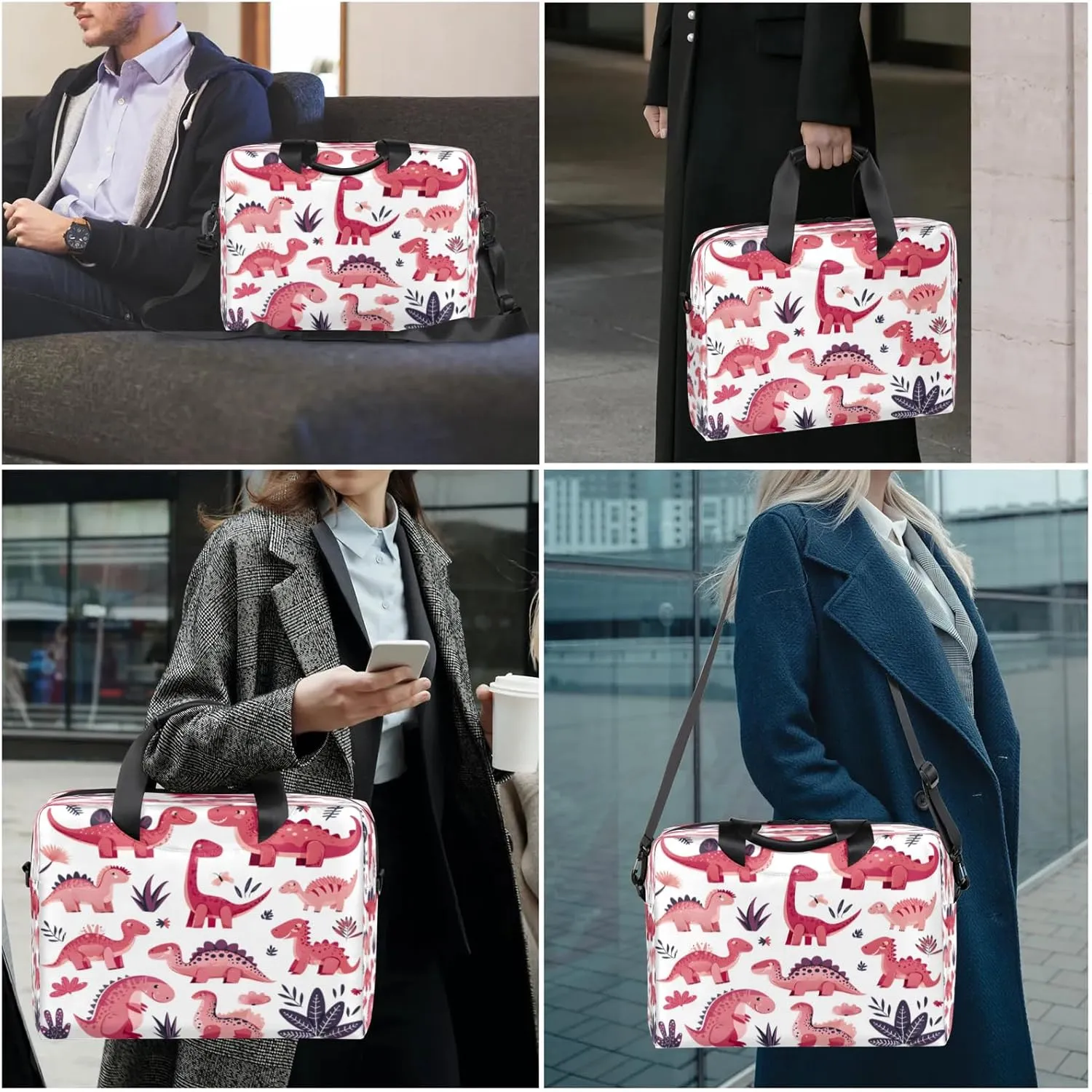 Laptop Shoulder Bag Compatible with Handle, Messenger Shoulder Case for Tablet, Laptop Carrying Case