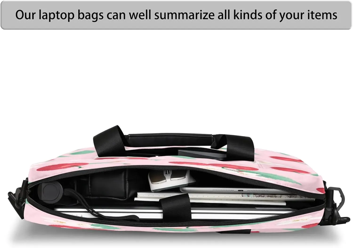 Laptop Shoulder Bag Compatible with Handle, Messenger Shoulder Case for Tablet, Laptop Carrying Case