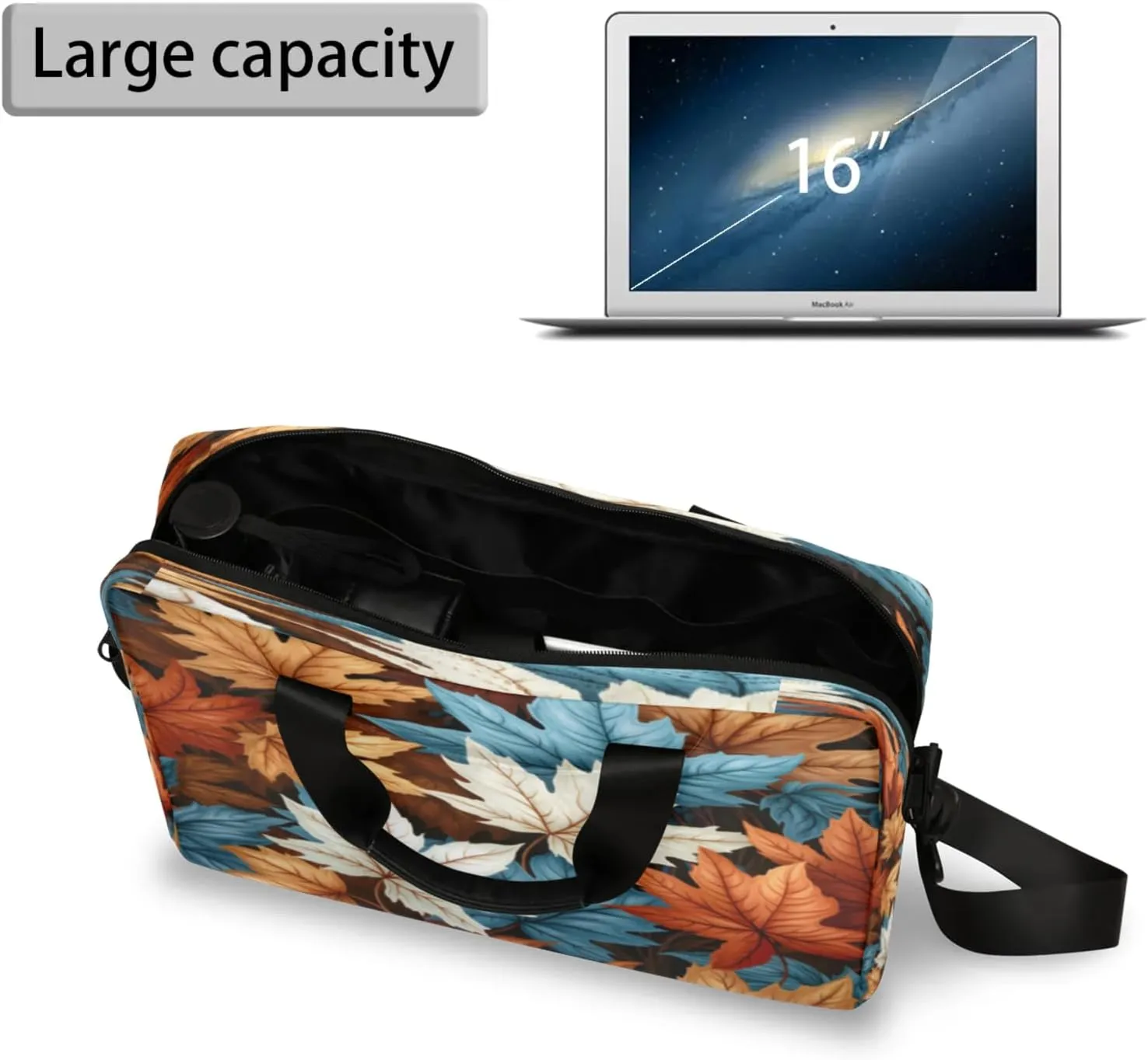 Laptop Shoulder Bag Compatible with Handle, Messenger Shoulder Case for Tablet, Laptop Carrying Case