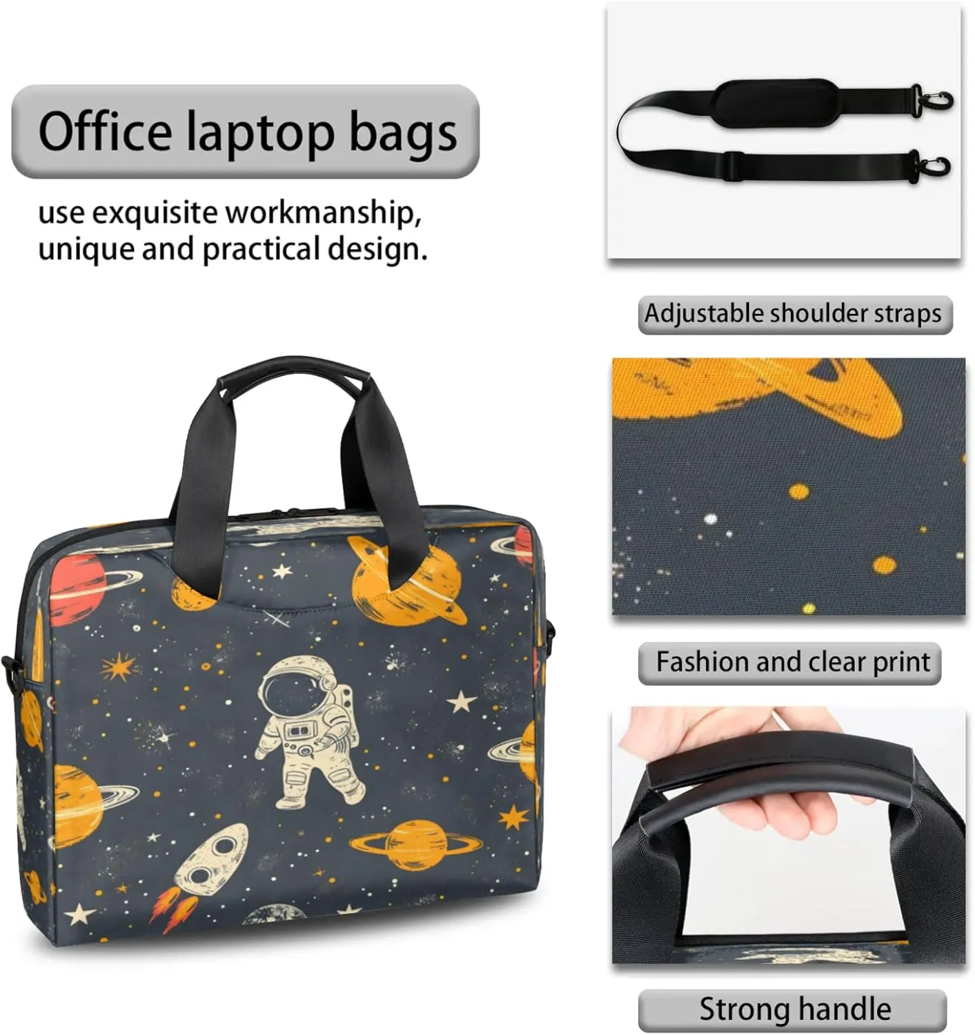 Laptop Shoulder Bag Compatible with Handle, Messenger Shoulder Case for Tablet, Laptop Carrying Case