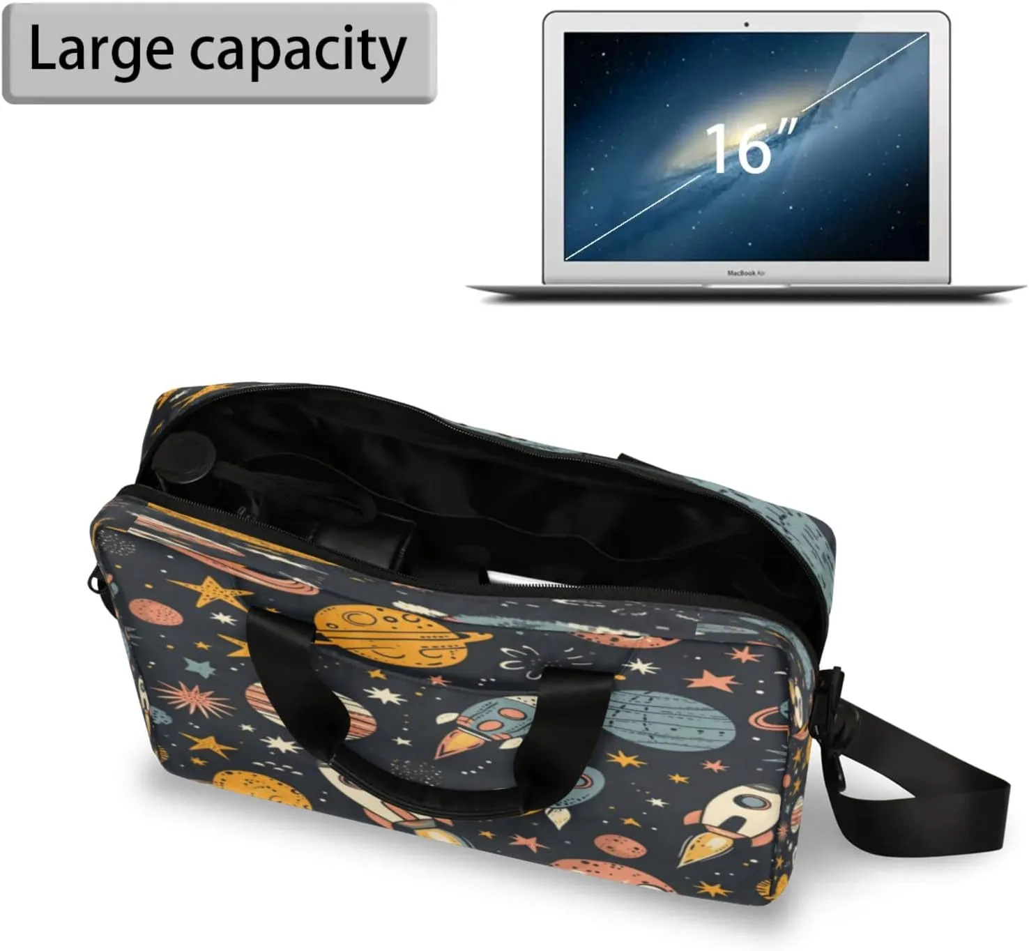 Laptop Shoulder Bag Compatible with Handle, Messenger Shoulder Case for Tablet, Laptop Carrying Case