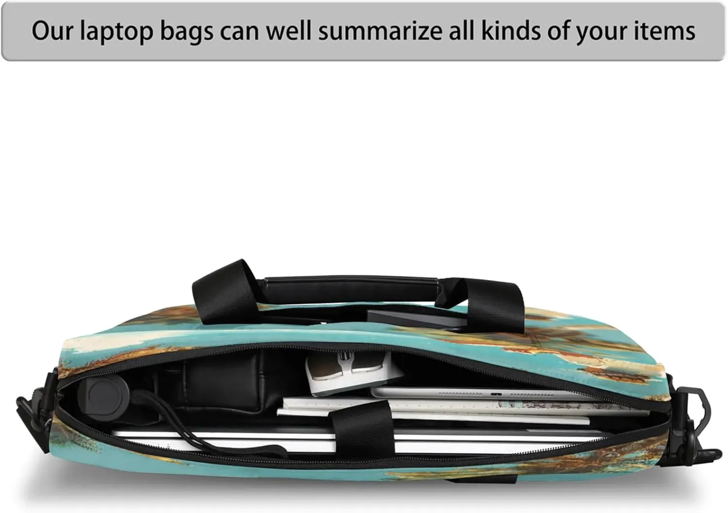 Laptop Shoulder Bag Compatible with Handle, Messenger Shoulder Case for Tablet, Laptop Carrying Case