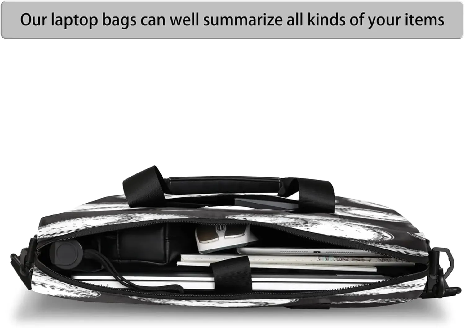 Laptop Shoulder Bag Compatible with Handle, Messenger Shoulder Case for Tablet, Laptop Carrying Case