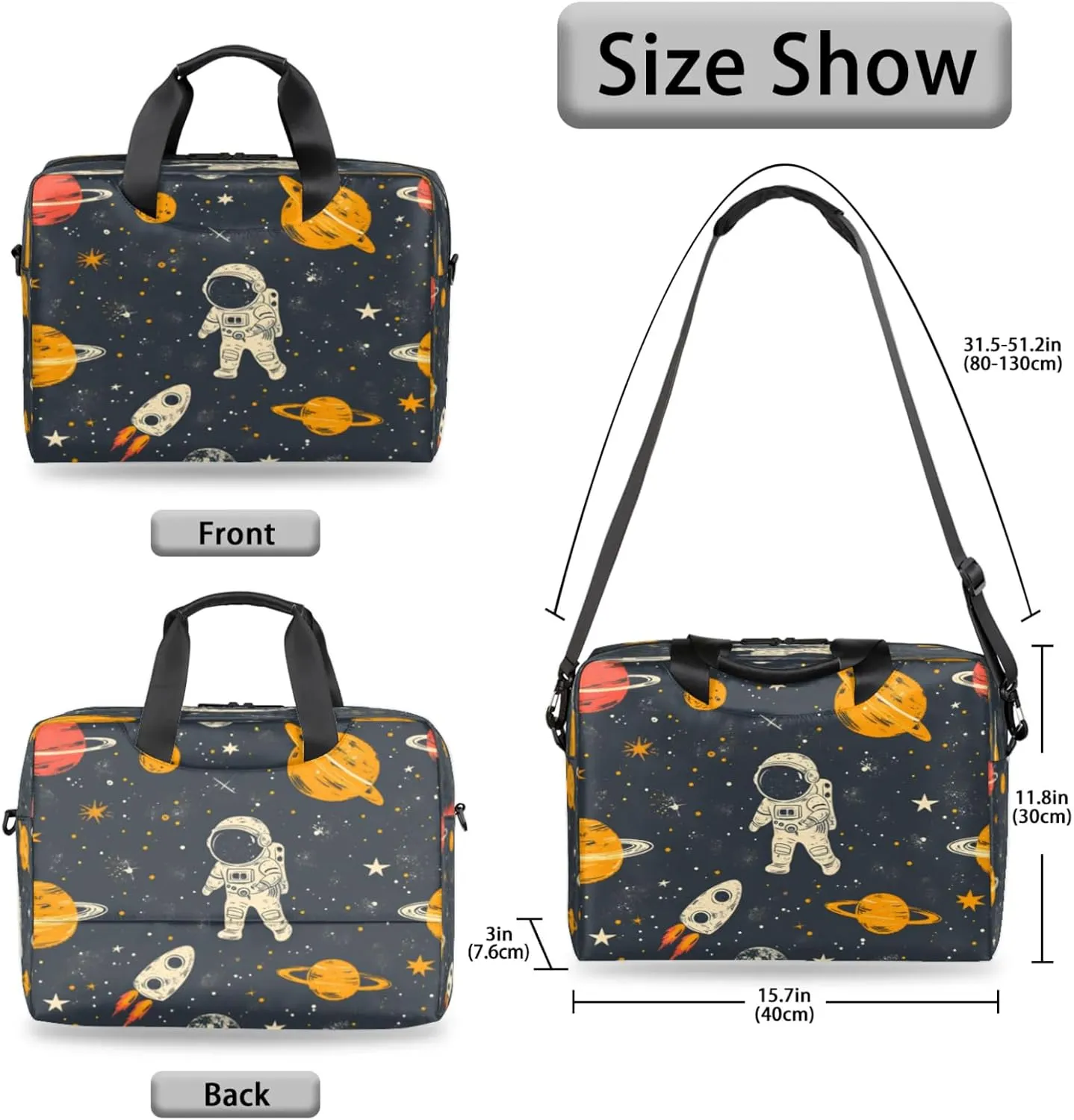 Laptop Shoulder Bag Compatible with Handle, Messenger Shoulder Case for Tablet, Laptop Carrying Case