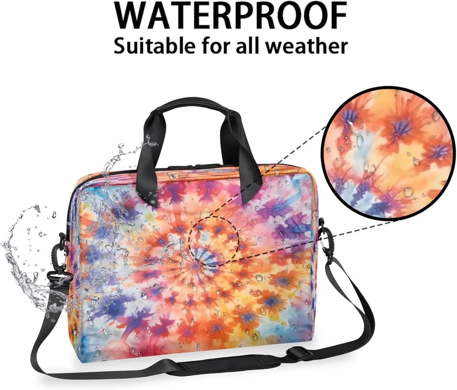 Laptop Shoulder Bag Compatible with Handle, Messenger Shoulder Case for Tablet, Laptop Carrying Case