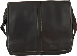 Latico Leathers Arcadia Laptop Messenger Travel Bag - Made From 100% Genuine Authentic Leather Handcrafted by Artisans