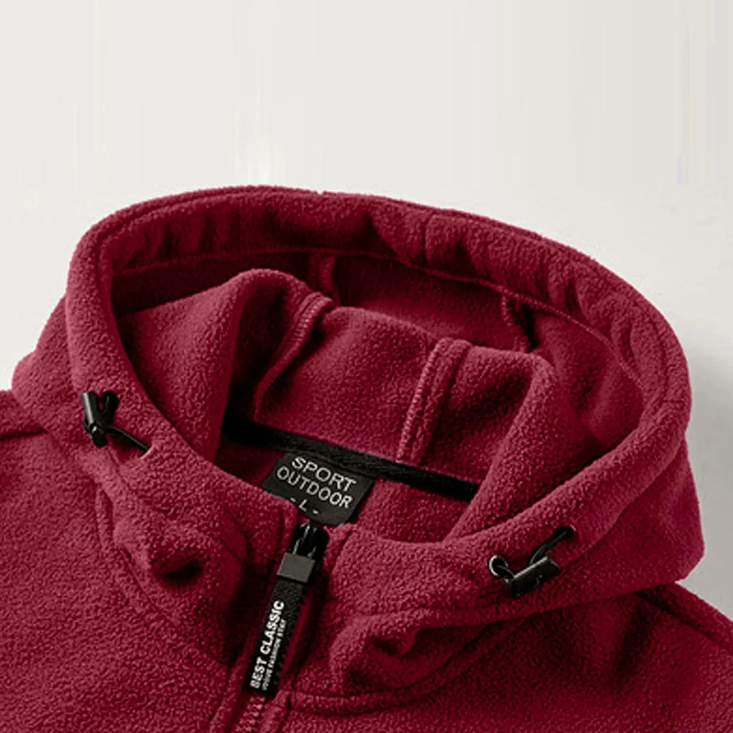 LCMTWX Mens Hoodies Pullover Solid Color Casual Sweater Hooded Sweater Jacket Heavyweight Fleece Hoodie Y2K Pullover Hoodie