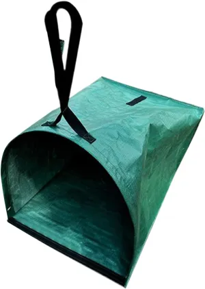 Leaf Collector, Large Yard Dustpan Garden Bag, Outdoor Waste Container for Lawn Care, Grass Clippings Cleanup, Heavy-Duty Landscaping Trash Bag for Outdoor Use