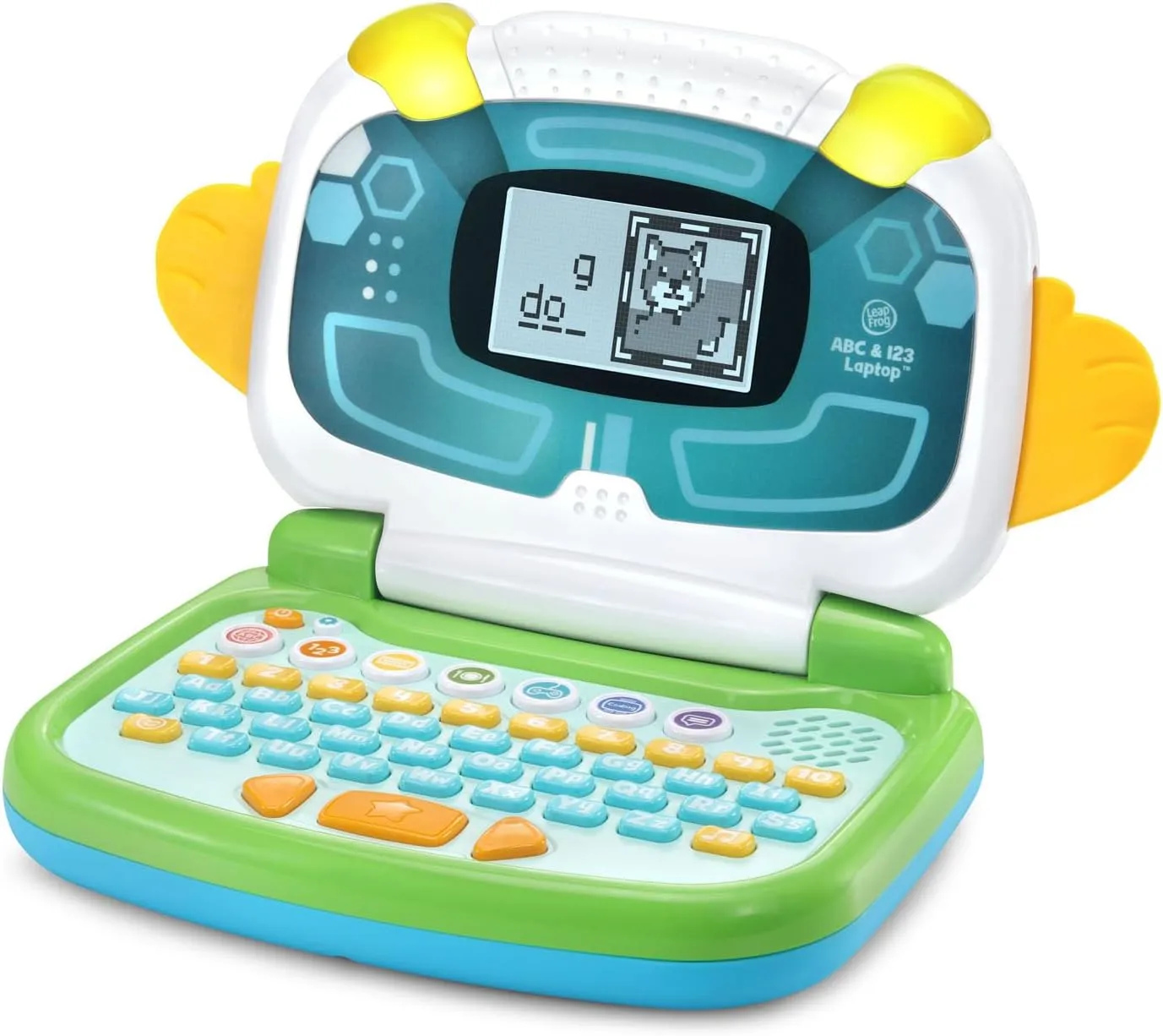 LeapFrog ABC and 123 Laptop for Preschoolers Ages 3-7 Years, Green