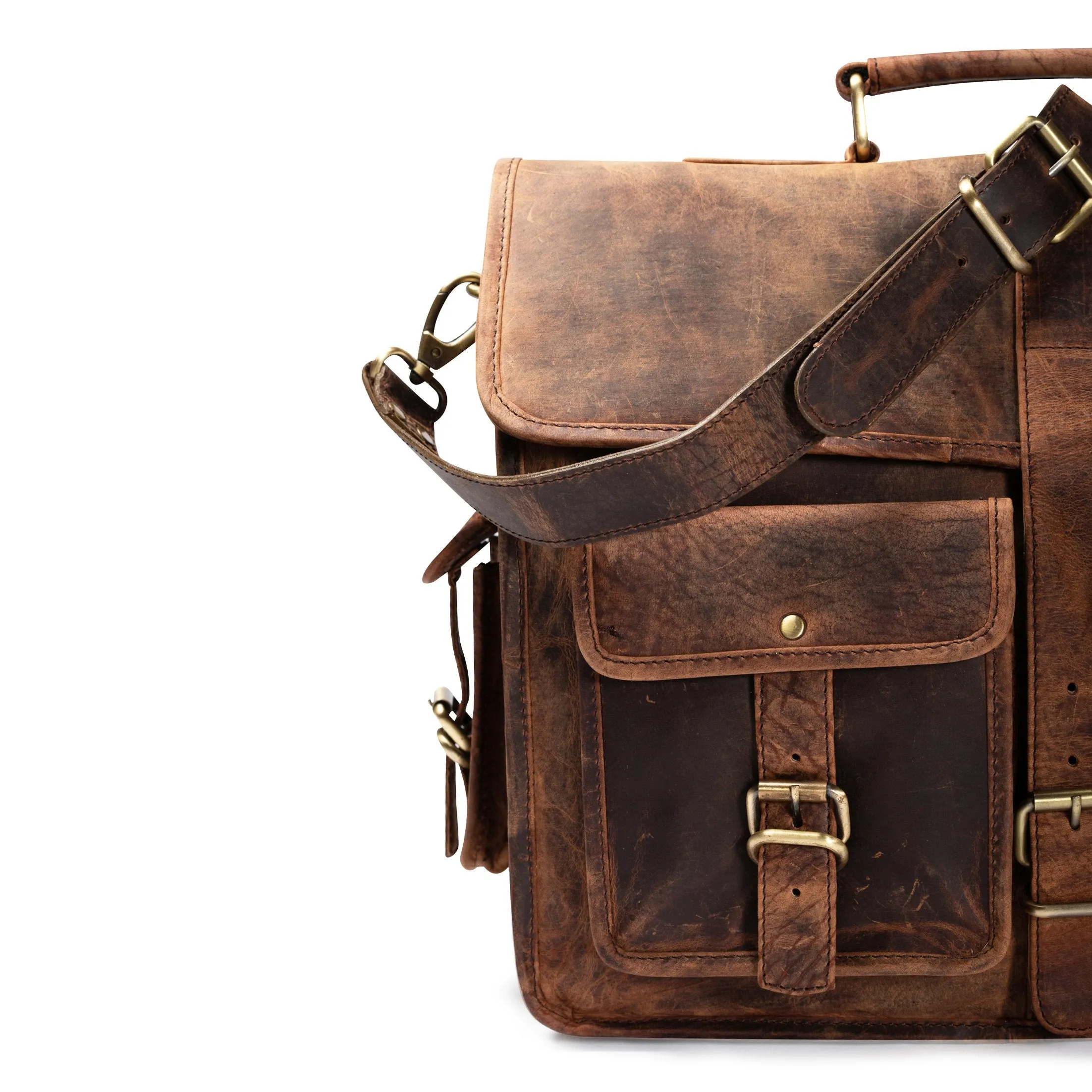 Leather Messenger Bag - Perth