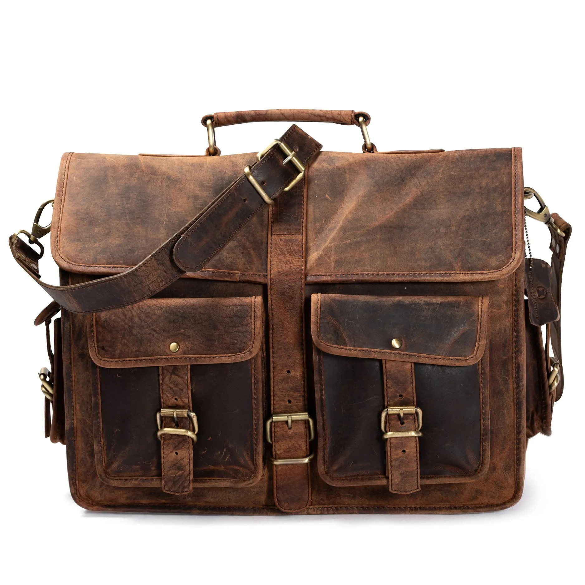 Leather Messenger Bag - Perth