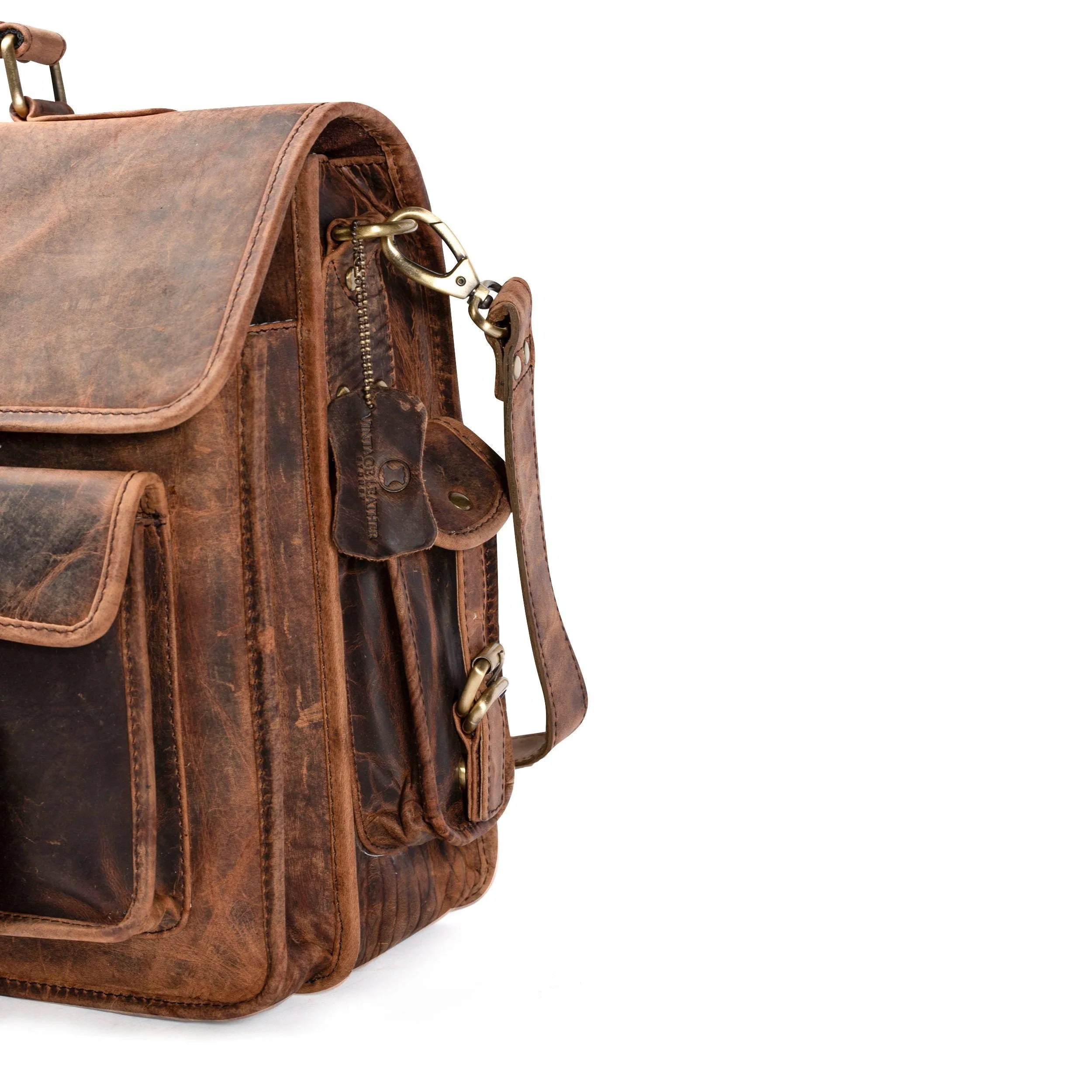 Leather Messenger Bag - Perth