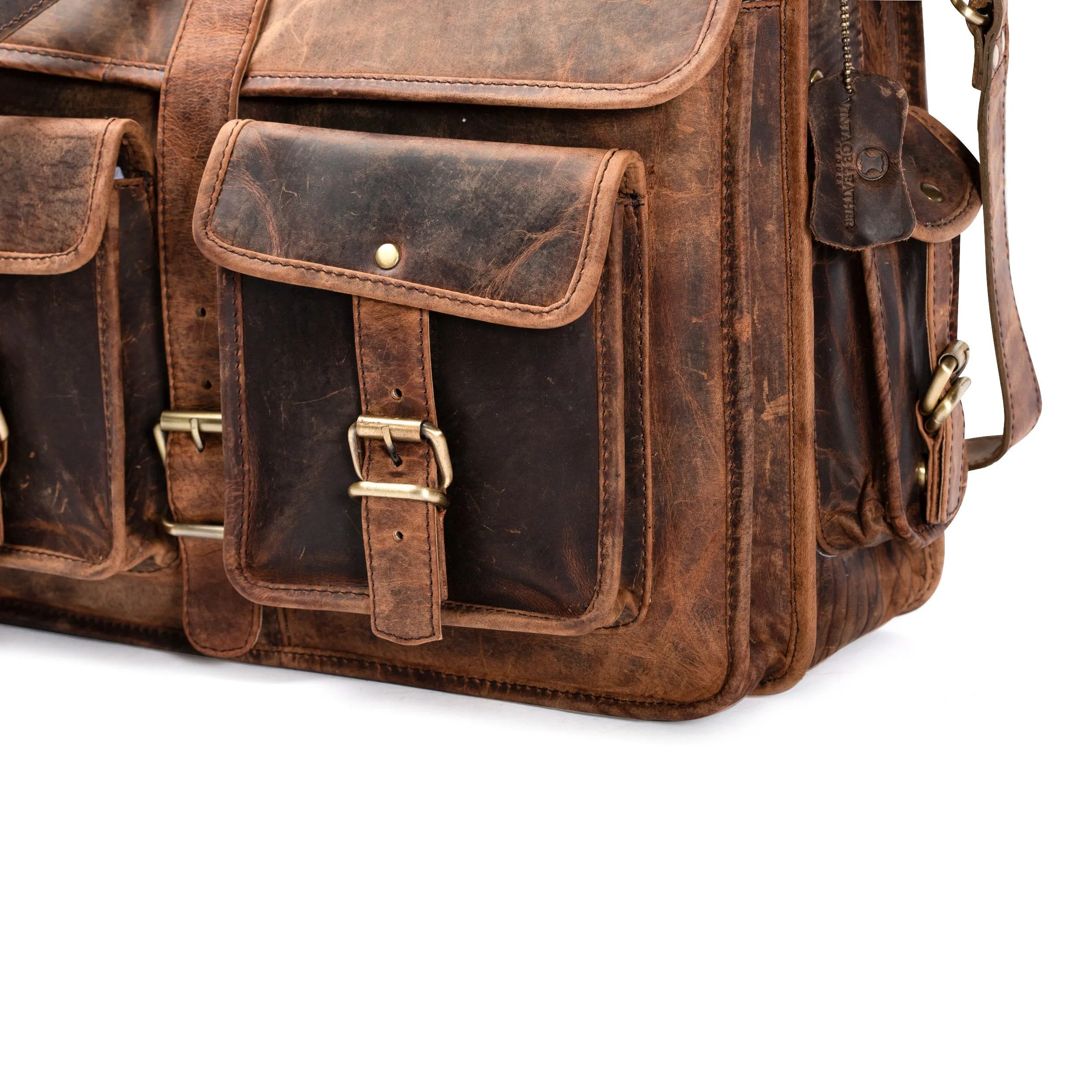 Leather Messenger Bag - Perth