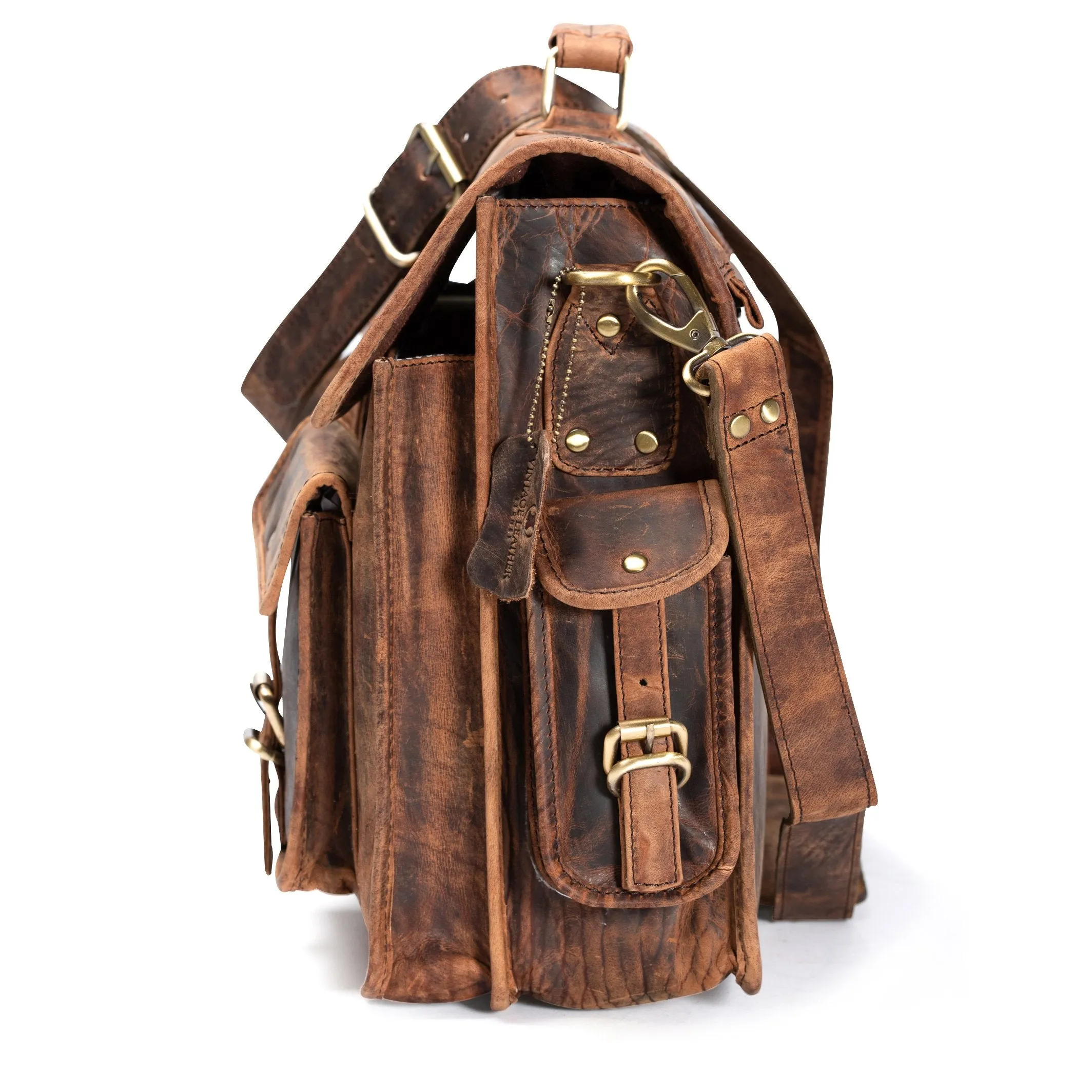 Leather Messenger Bag - Perth