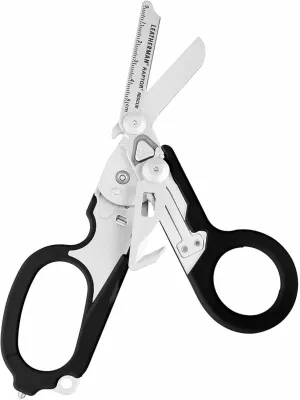 LEATHERMAN, Raptor Rescue, 6-in-1 Heavy-Duty Emergency/Trauma Shears, Made in the USA, Utility Holster Included