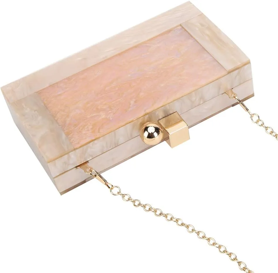 LETODE Acrylic Clutch Purses for Women Evening Clutch Bag Purse Handbag Wedding Party Cocktail