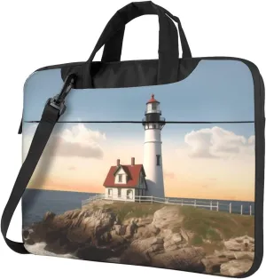 Lighthouse Backdrop print Laptop Bag Large Capacity Computer Bags Shoulder Briefcase Laptop Sleeve Case