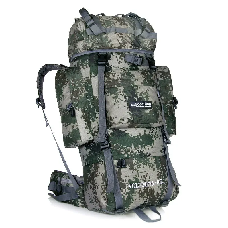 LOCALLION Large 85L outdoor bag climbing backpacks Hiking multifunctional backpack big capacity Rucksack camping sports bags