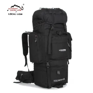 LOCALLION Large 85L outdoor bag climbing backpacks Hiking multifunctional backpack big capacity Rucksack camping sports bags
