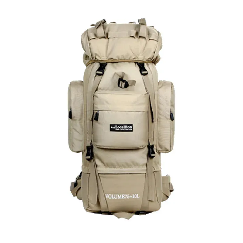 LOCALLION Large 85L outdoor bag climbing backpacks Hiking multifunctional backpack big capacity Rucksack camping sports bags