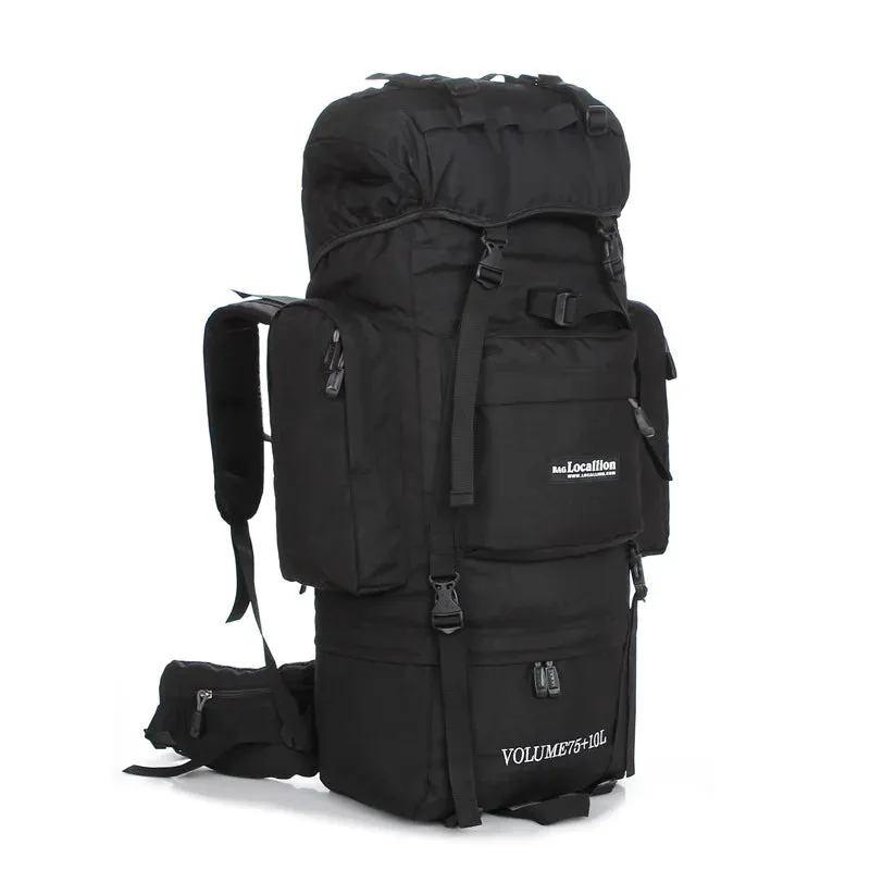 LOCALLION Large 85L outdoor bag climbing backpacks Hiking multifunctional backpack big capacity Rucksack camping sports bags